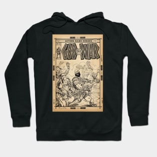 God of War fan art comic cover line art Hoodie